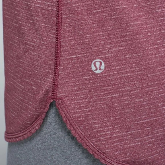Lululemon 105 F Singlet Tank - Heathered Rust Berry - 6 - Picture 9 of 9
